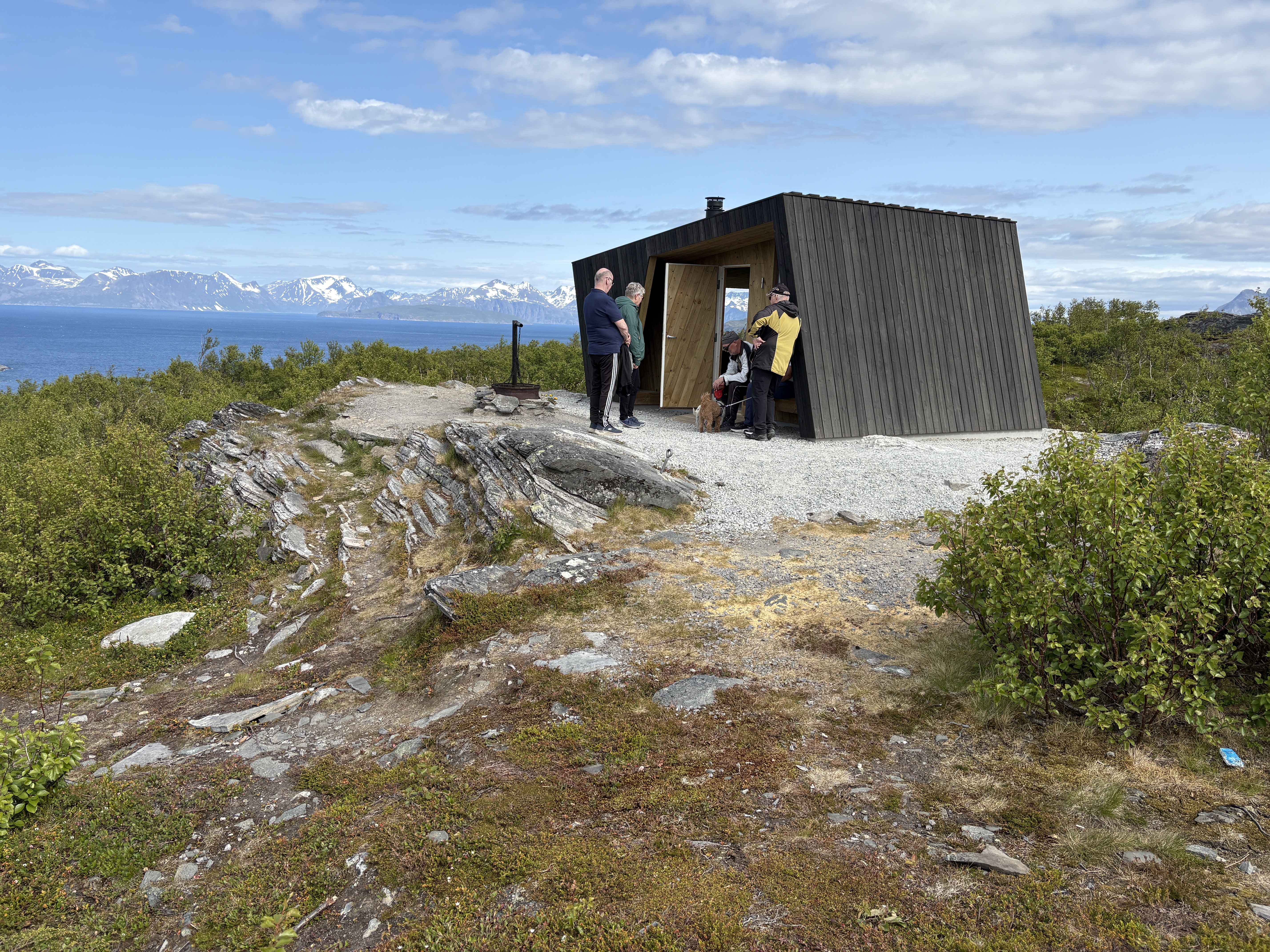 Ut i NORD-hytta Stussnesfjellet