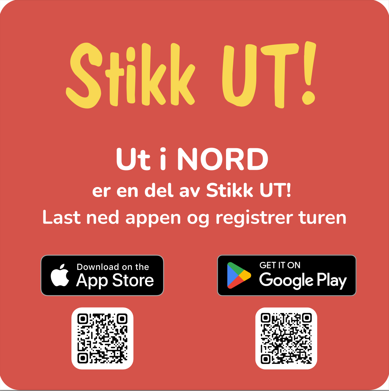 App Stikk UT!